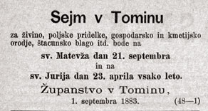 (Novice, 13. 9. 1883)