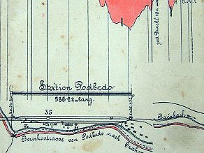 An excerpt from the plan of the Bohinj Line. An excerpt from the plan of the Bohinj Line.