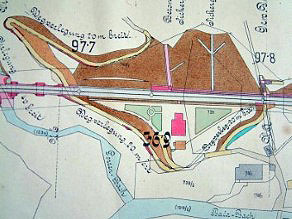 Partial cross-section of the Bohinj Line. Partial cross-section of the Bohinj Line.
