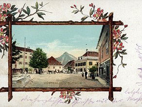 Bovec before construction began, 1901. Bovec before construction began, 1901.