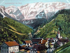 Podbrdo before the First World War. Podbrdo before the First World War.