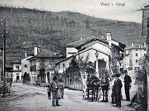 The main route through Kanal. The main route through Kanal.