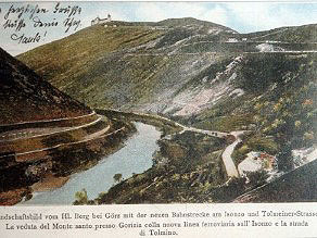 The Soca Valley before Solkan. The Soca Valley before Solkan.