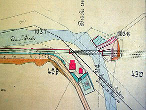 A plan of the area before the entrance of the Bukovo Tunnel. A plan of the area before the entrance of the Bukovo Tunnel.
