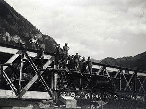 The Bukovo Viaduct was fully renovated in 1946. The Bukovo Viaduct was fully renovated in 1946.