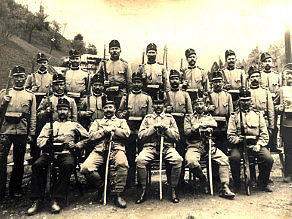 The Austrian territorial reservists that protected the Bohinj Line. The Austrian territorial reservists that protected the Bohinj Line.