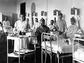 The interior of the hospital next to the Podmelec railway station. The interior of the hospital next to the Podmelec railway station.