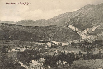 The majority of refugees from the Kobarid area were relocated to the nearby Breginjski kot following the Italian occupation. Children would attend classes in Italian, while adults would seek casual employment for an extra earning which would complement the state refugee grant provided by the Italian government. (Tolminski muzej) The majority of refugees from the Kobarid area were relocated to the nearby Breginjski kot following the Italian occupation. Children would attend classes in Italian, while adults would seek casual employment for an extra earning which would complement the state refugee grant provided by the Italian government. (Tolminski muzej)