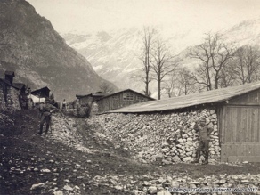Position of the battery 2/13 above Polog (Pologar). Geyling Family Archive, Tolmin Museum. Position of the battery 2/13 above Polog (Pologar). Geyling Family Archive, Tolmin Museum.