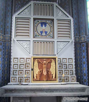 The main altar. Photo: Damjana Fortunat Černilogar, 22. 8. 2015. The main altar. Photo: Damjana Fortunat Černilogar, 22. 8. 2015.
