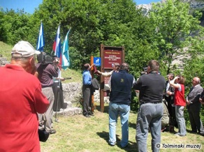 After acquiring the European Heritage Label, Javorca is becoming an increasingly visited point on the Path of Peace in the Posočje region. Photo: Damjana Fortunat Černilogar, 18. 5. 2007. After acquiring the European Heritage Label, Javorca is becoming an increasingly visited point on the Path of Peace in the Posočje region. Photo: Damjana Fortunat Černilogar, 18. 5. 2007.