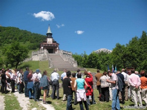 Javorca is also the venue for many commemorative events. Photo: Damjana Fortunat Černilogar, 18. 5. 2007. Javorca is also the venue for many commemorative events. Photo: Damjana Fortunat Černilogar, 18. 5. 2007.